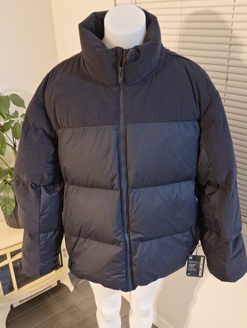 Under Armour Men's Navy Corduroy-Yoke Puffer Jacket